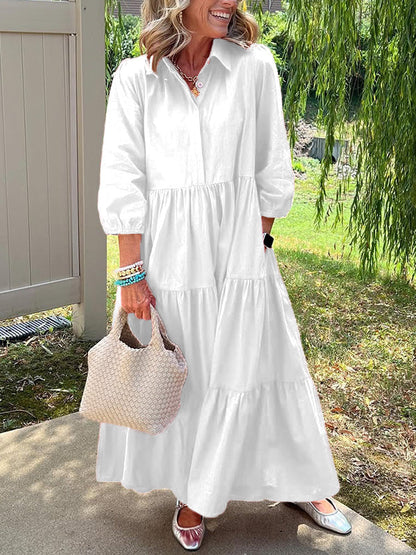Bente | Elegancka długa sukienka