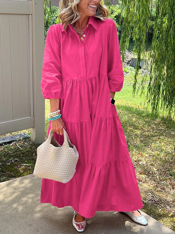 Bente | Elegancka długa sukienka