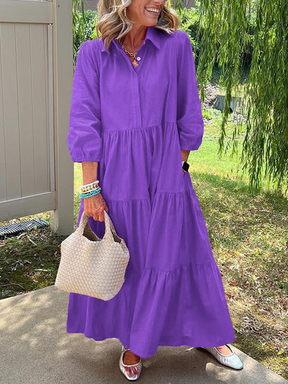 Bente | Elegancka długa sukienka