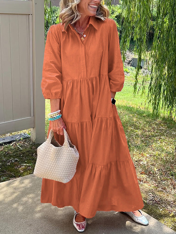 Bente | Elegancka długa sukienka