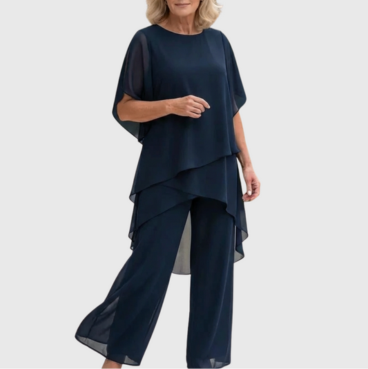 ELARA | Zwiewny komplet palazzo, wygodny i elegancki