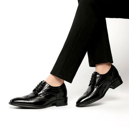 Amelin & Co™ Santorin | Eleganckie męskie buty podwyższające 6 cm