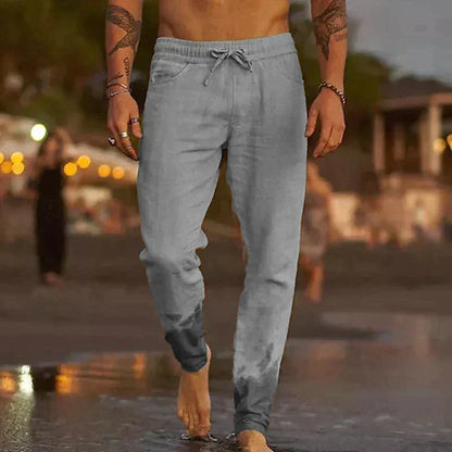 Mateo | Lniane spodnie plażowe