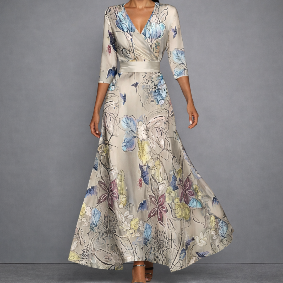 Margaret | Elegancka długa sukienka