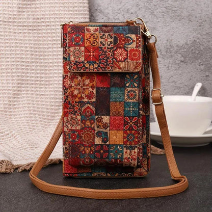 Nina | Torebka na ramię boho w kwiaty