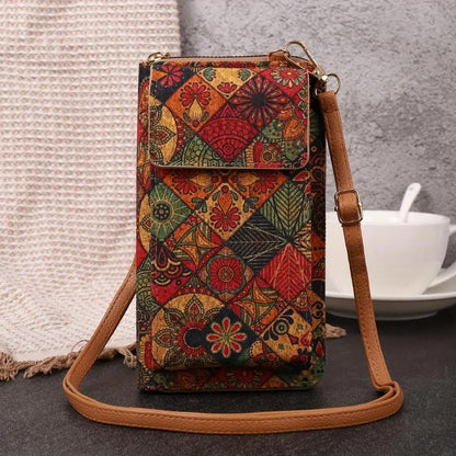 Nina | Torebka na ramię boho w kwiaty