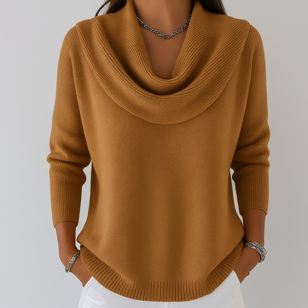 Teresa | Elegancki otulający sweter