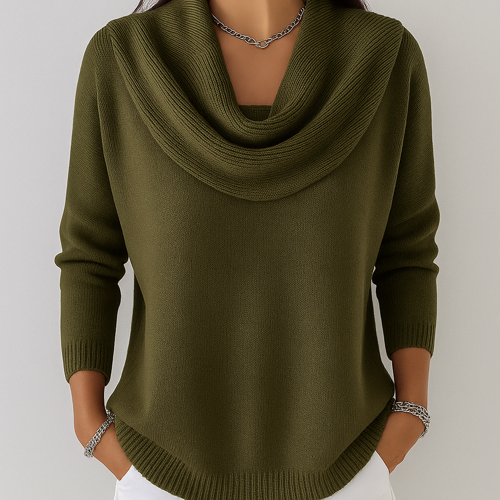 Teresa | Elegancki otulający sweter