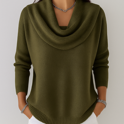 Teresa | Elegancki otulający sweter