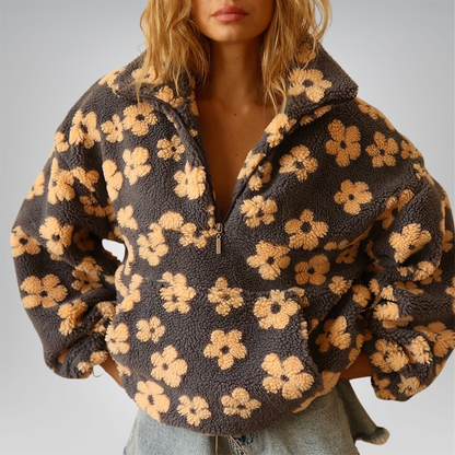 Daisy | Miękka polarowa bluza boho