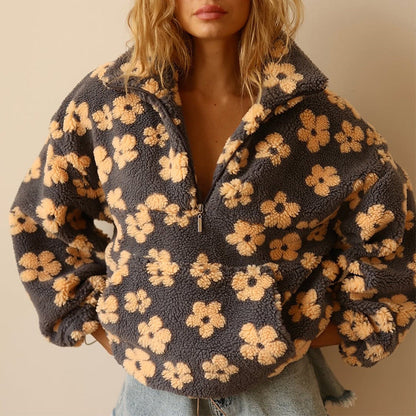 Daisy | Miękka polarowa bluza boho