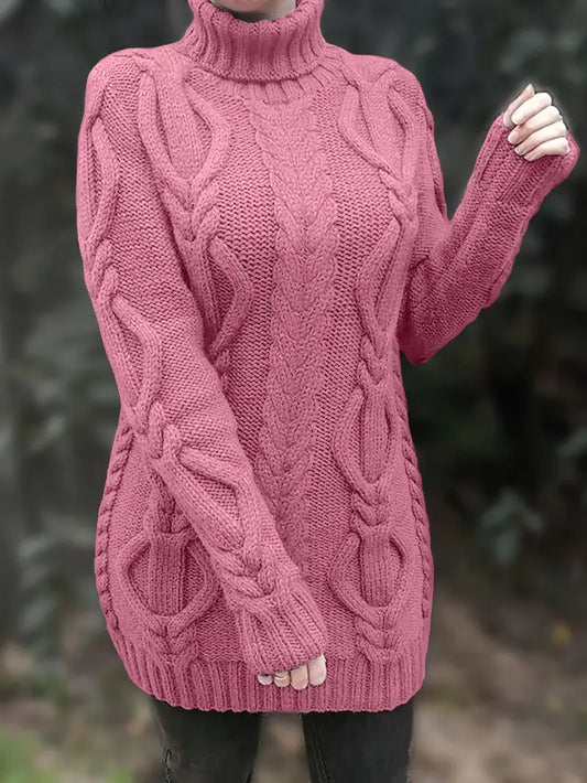 Narda | Elegancka sukienka z golfem