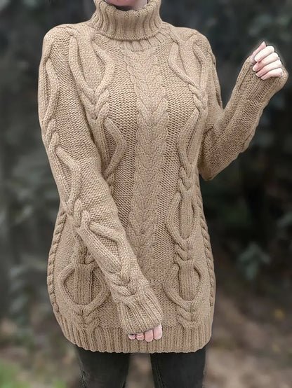 Narda | Elegancka sukienka z golfem
