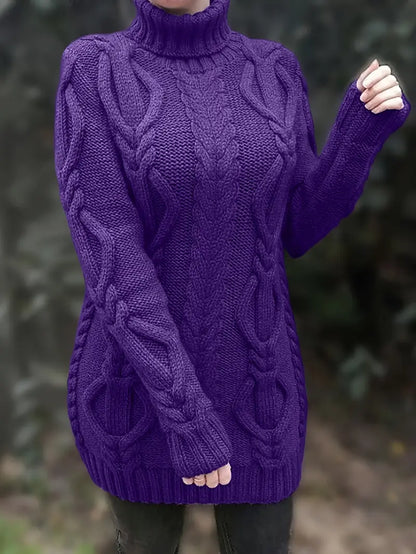 Narda | Elegancka sukienka z golfem