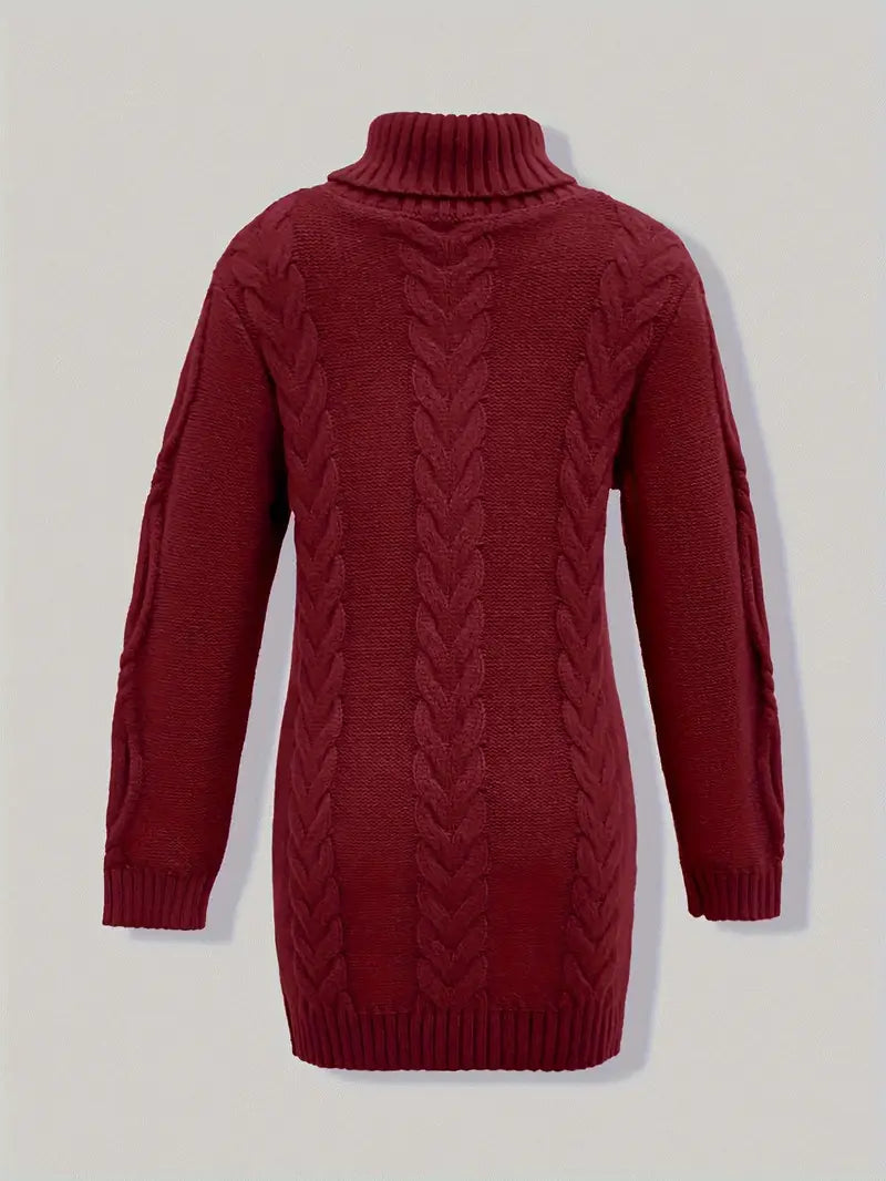 Narda | Elegancka sukienka z golfem