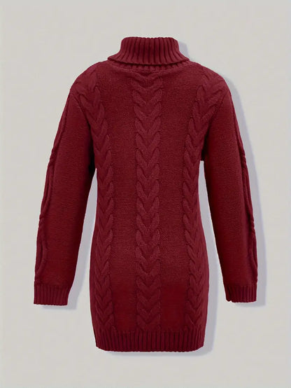 Narda | Elegancka sukienka z golfem