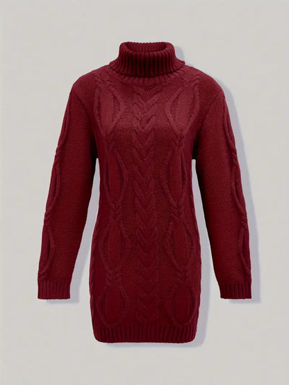 Narda | Elegancka sukienka z golfem