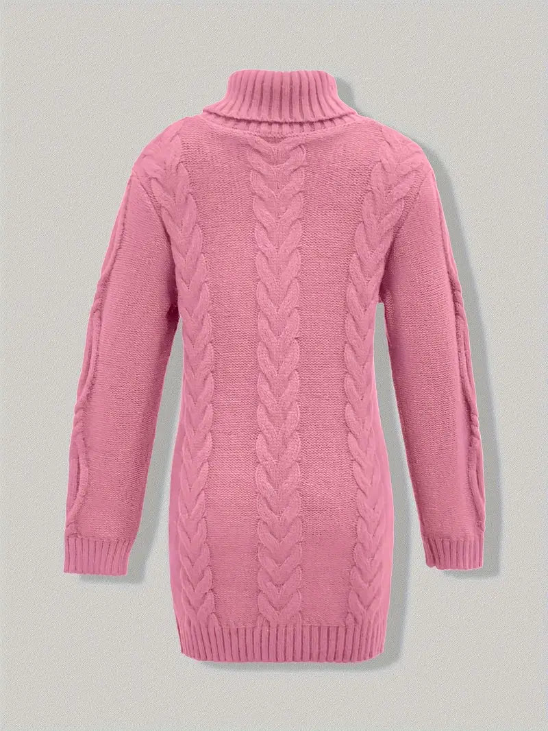 Narda | Elegancka sukienka z golfem