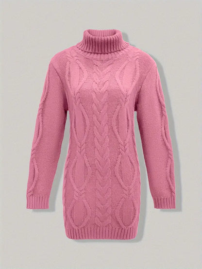 Narda | Elegancka sukienka z golfem