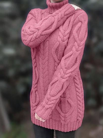 Narda | Elegancka sukienka z golfem