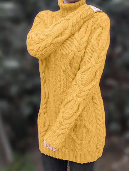Narda | Elegancka sukienka z golfem