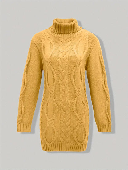 Narda | Elegancka sukienka z golfem