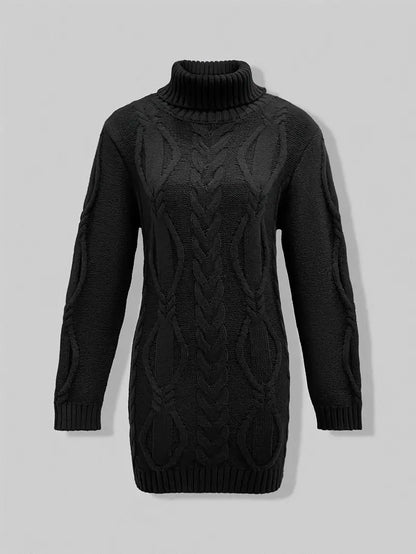 Narda | Elegancka sukienka z golfem