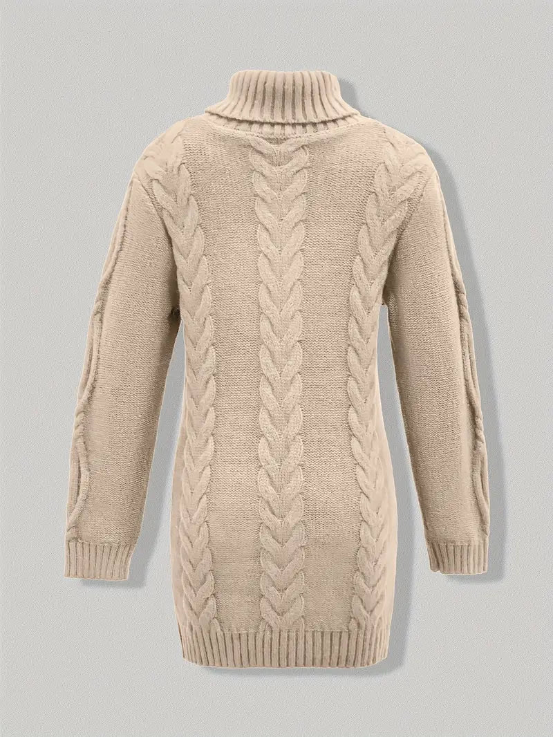 Narda | Elegancka sukienka z golfem