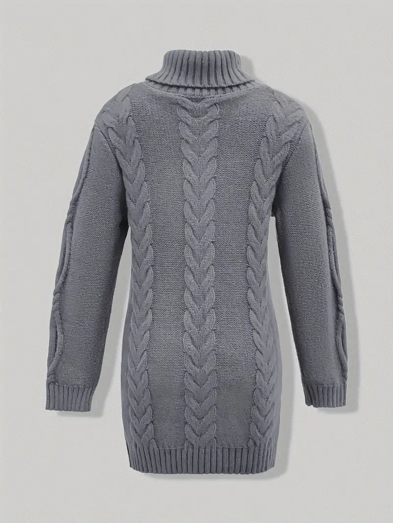 Narda | Elegancka sukienka z golfem