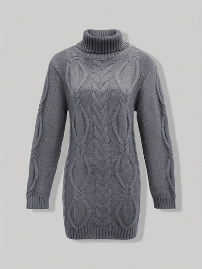 Narda | Elegancka sukienka z golfem
