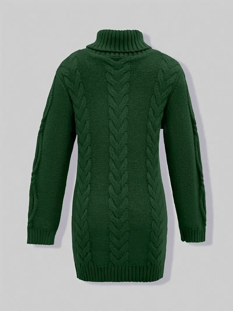 Narda | Elegancka sukienka z golfem