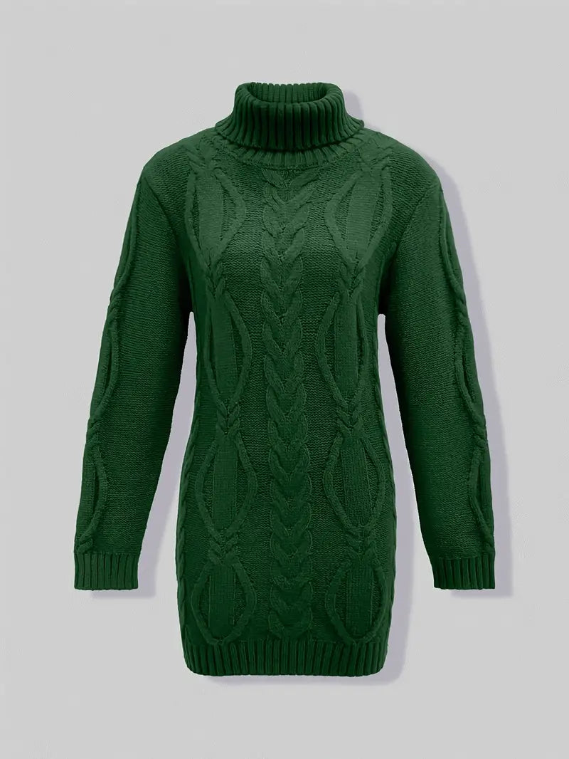 Narda | Elegancka sukienka z golfem