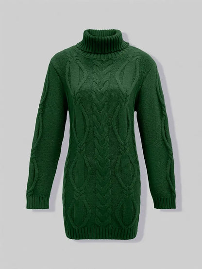Narda | Elegancka sukienka z golfem