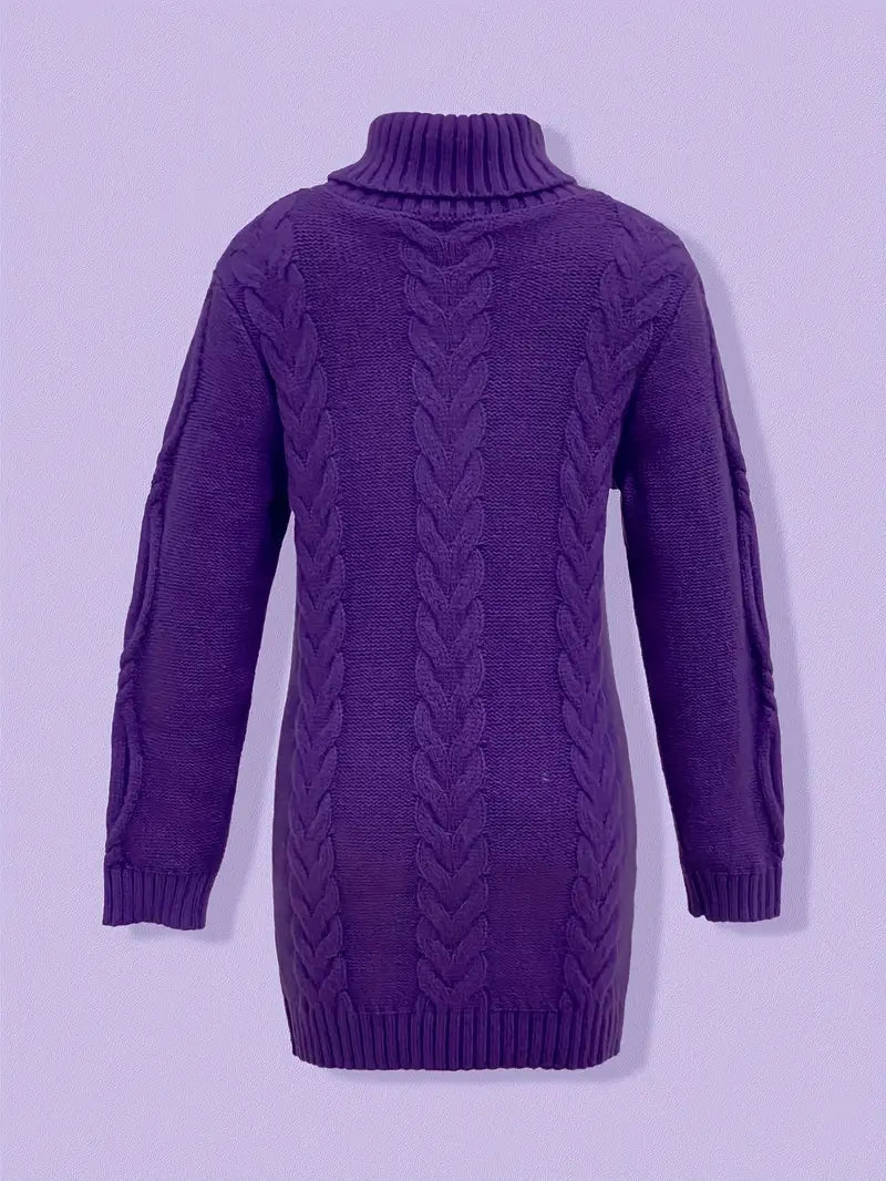 Narda | Elegancka sukienka z golfem