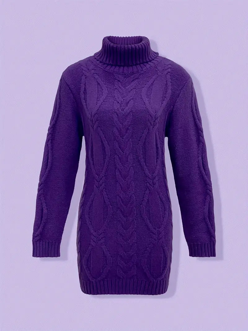 Narda | Elegancka sukienka z golfem