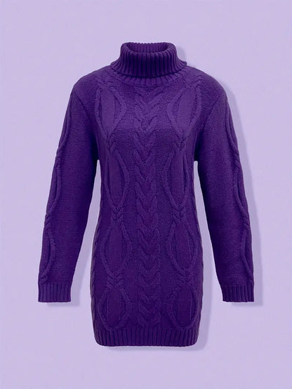 Narda | Elegancka sukienka z golfem