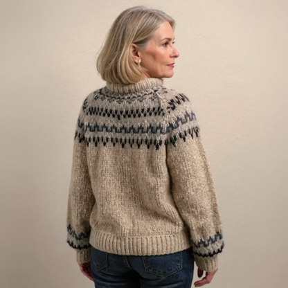 Ashley | Ręcznie robiony islandzki sweter vintage