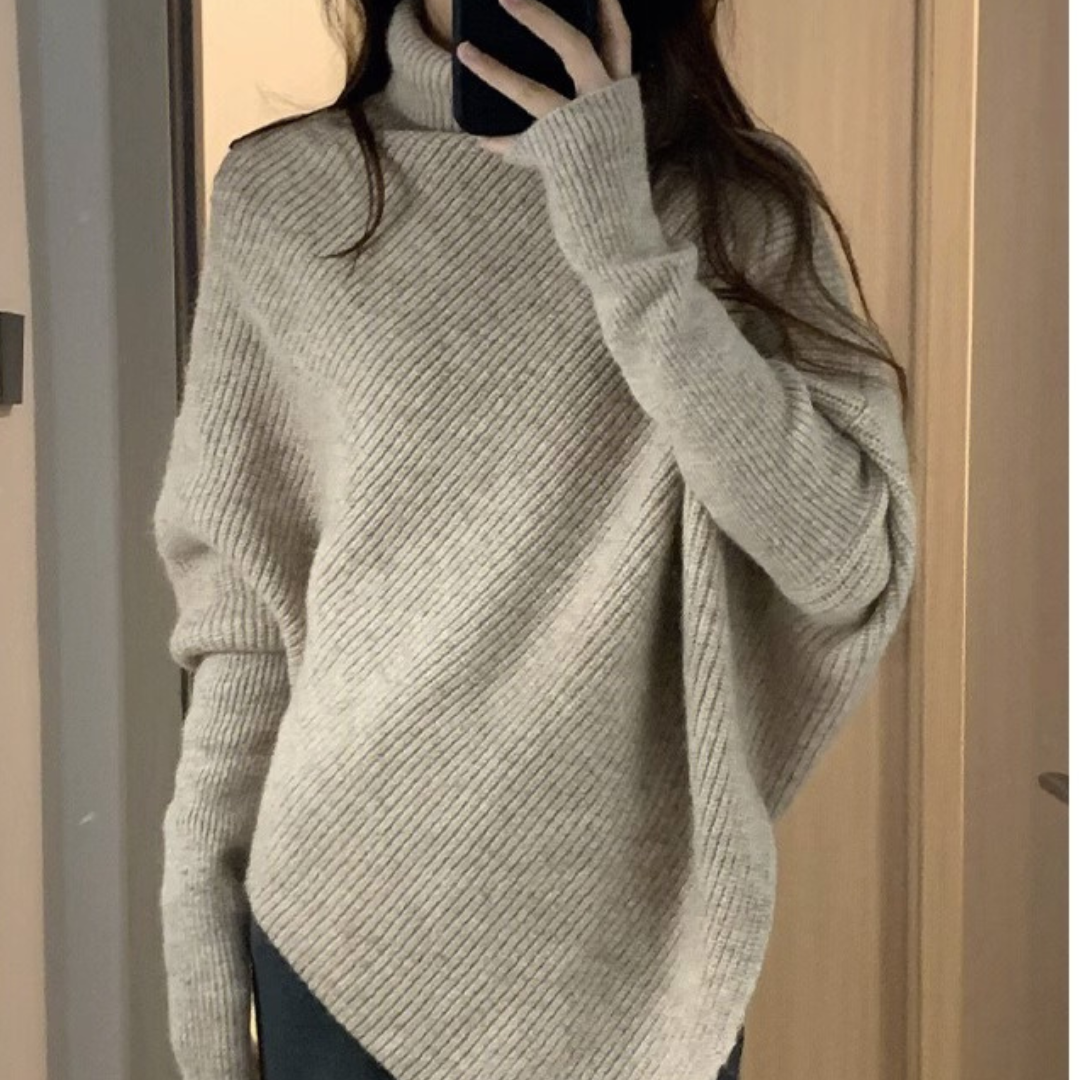 Anneta | Wygodny sweter ponczo