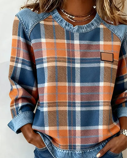 Célia | Odważna bluza patchwork