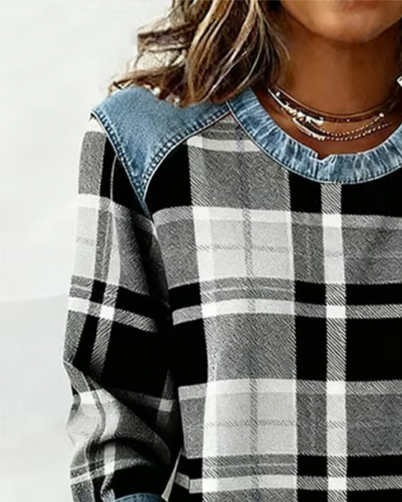 Célia | Odważna bluza patchwork