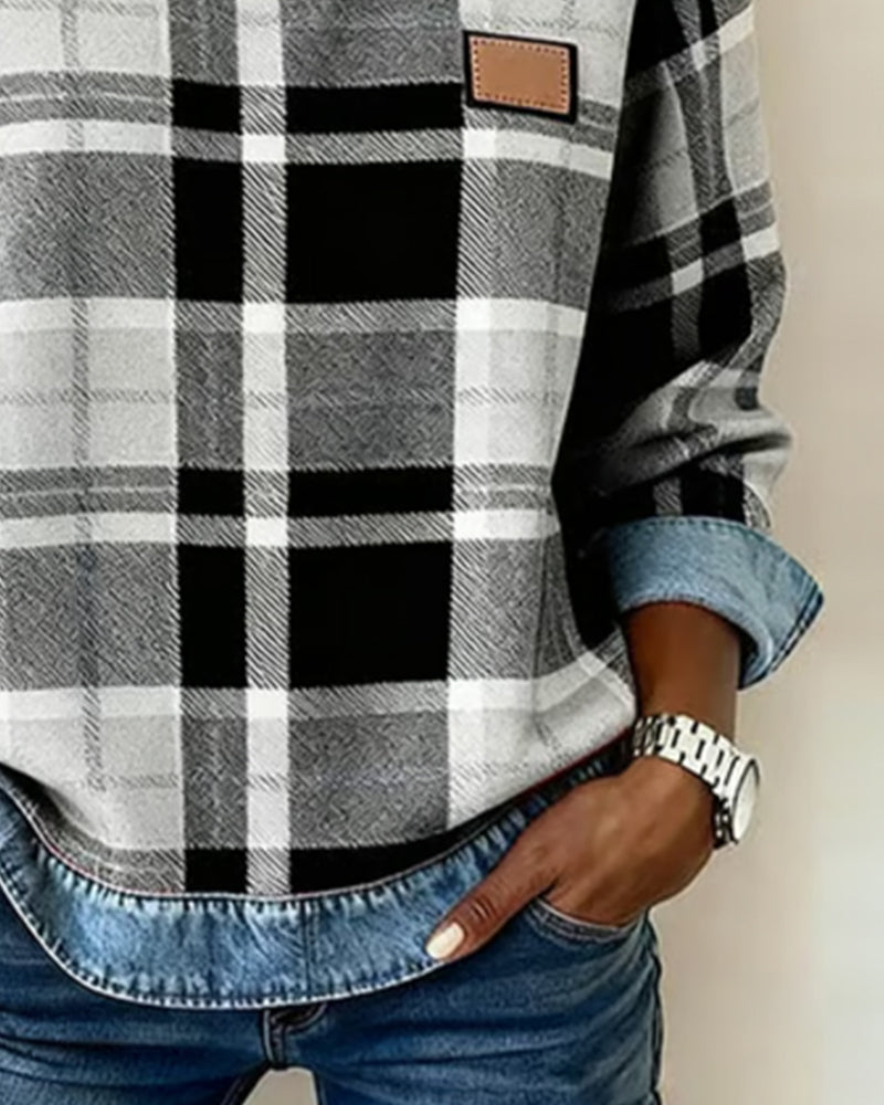 Célia | Odważna bluza patchwork