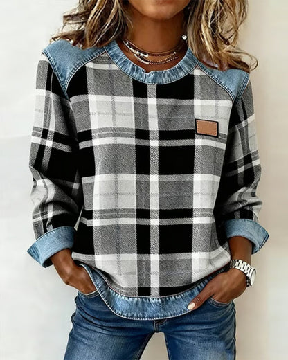 Célia | Odważna bluza patchwork