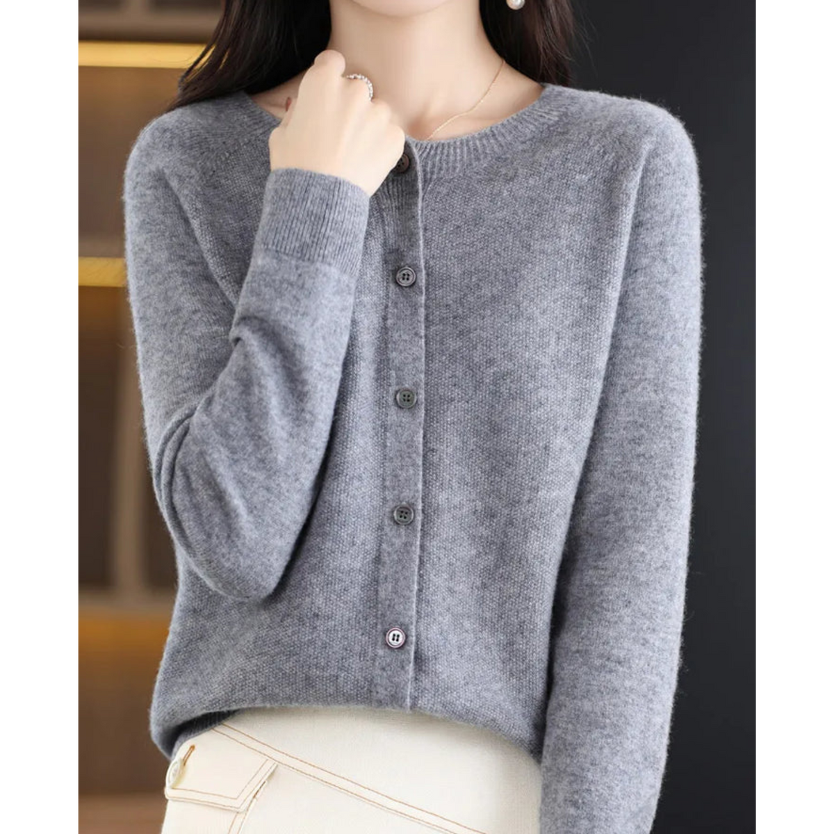 Esmee | Elegancki wełniany sweter