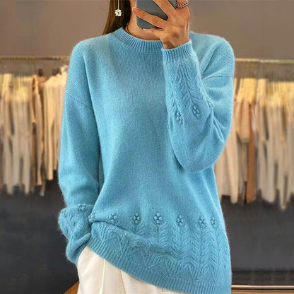 Talbot | Elegancki sweter w kwiaty
