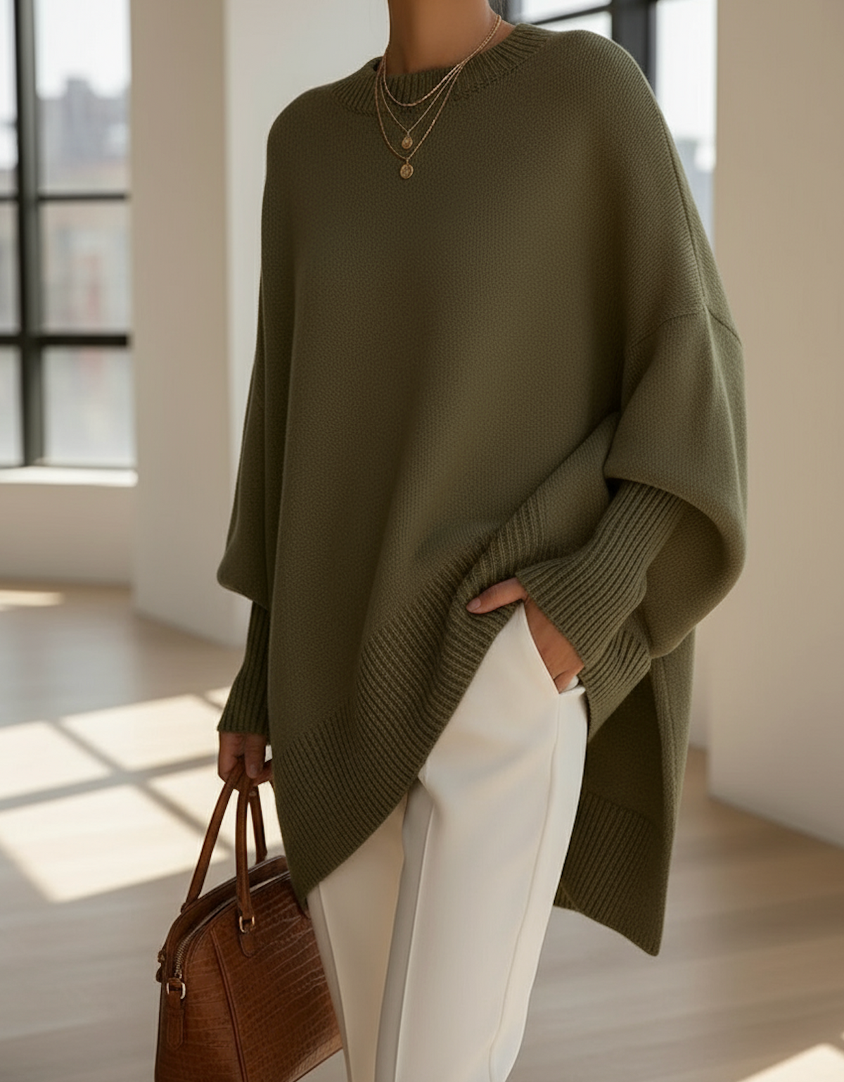 Maglione | Elegancki sweter oversize