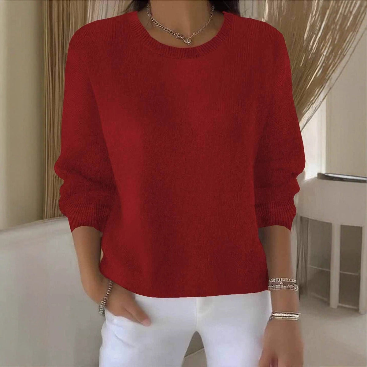 Faylena | Luźny elegancki sweter