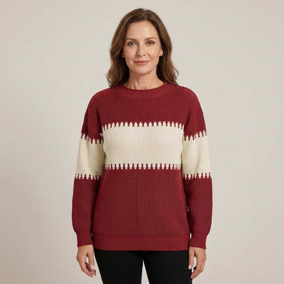 Harmony | Wygodny sweter color-block