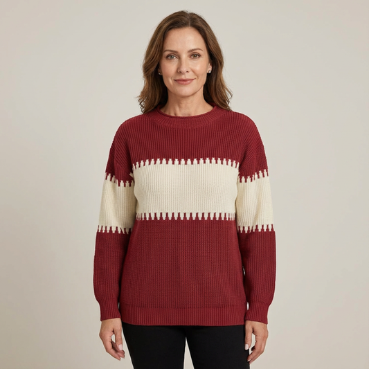 Harmony | Wygodny sweter color-block