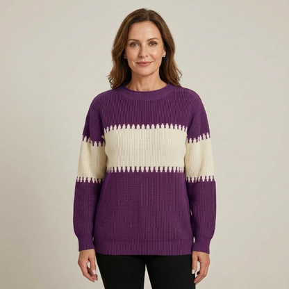 Harmony | Wygodny sweter color-block