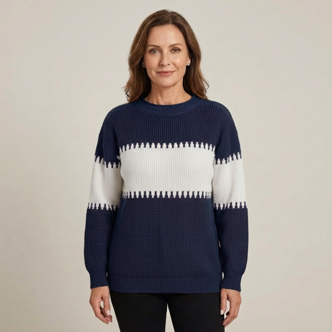 Harmony | Wygodny sweter color-block